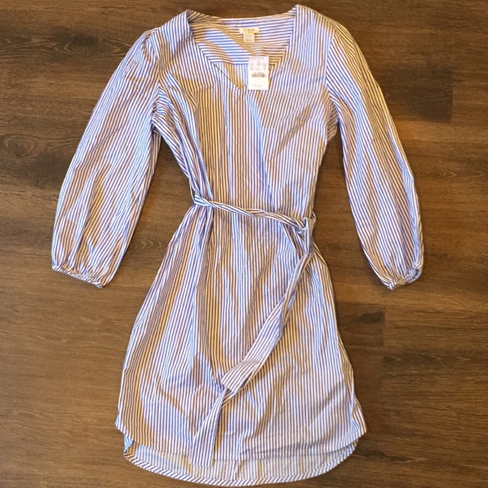 J. Crew Women’s Pinstriped Dress Sz XS